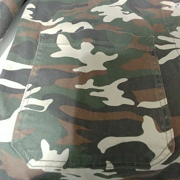 💥 NWT Sanctuary jean CAMO jacket - Picture 4 of 4